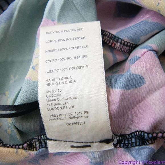 NEW Free People Floral print crop top, L, smock back cinch sides ruffle … - Picture 15 of 16